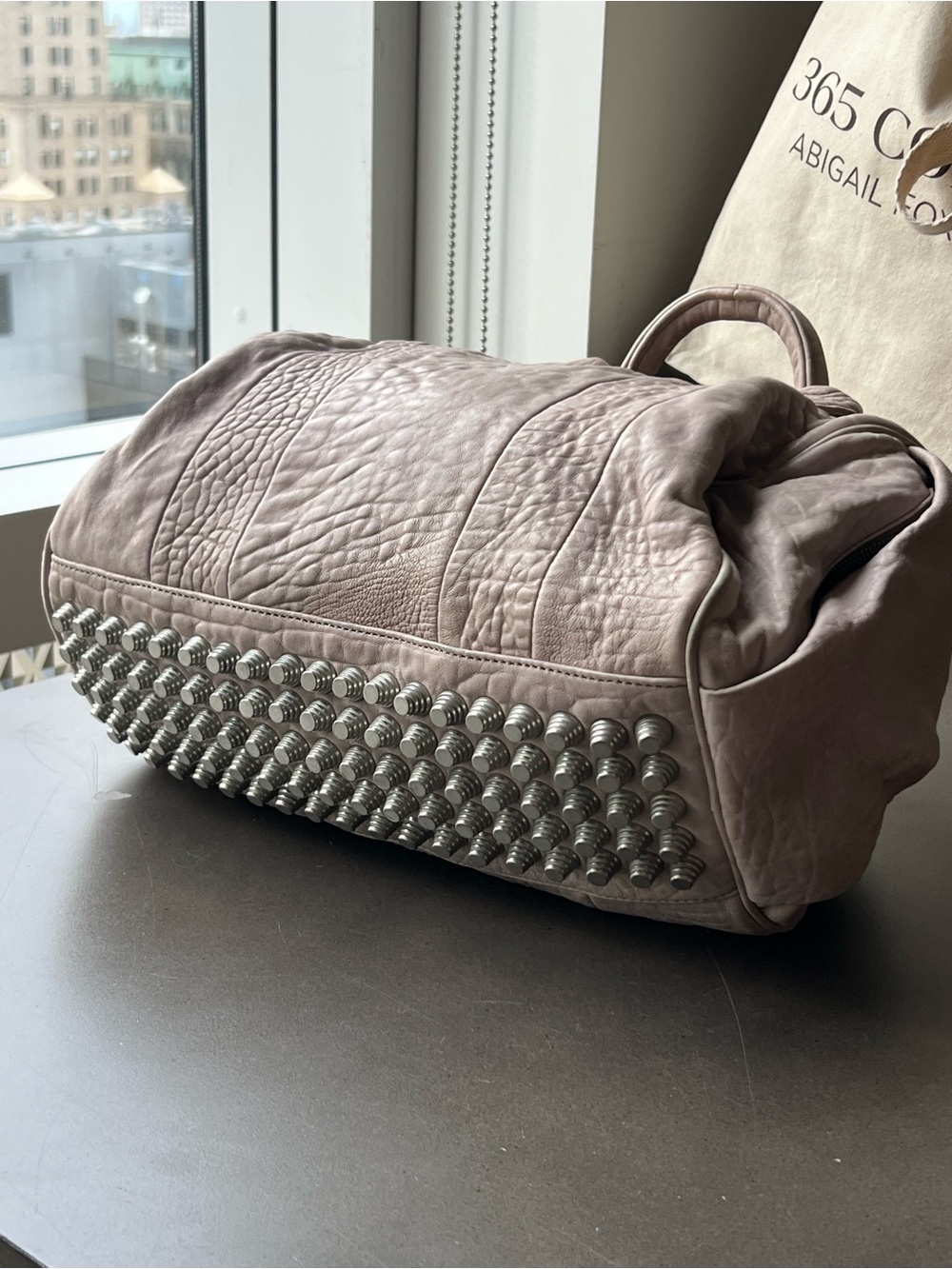 Alexander Wang Light Lavender Rockie Rocco Spike Bag